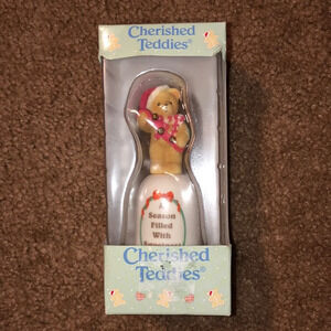 2000 Enesco Cherished Teddies Holiday Collectible Bell